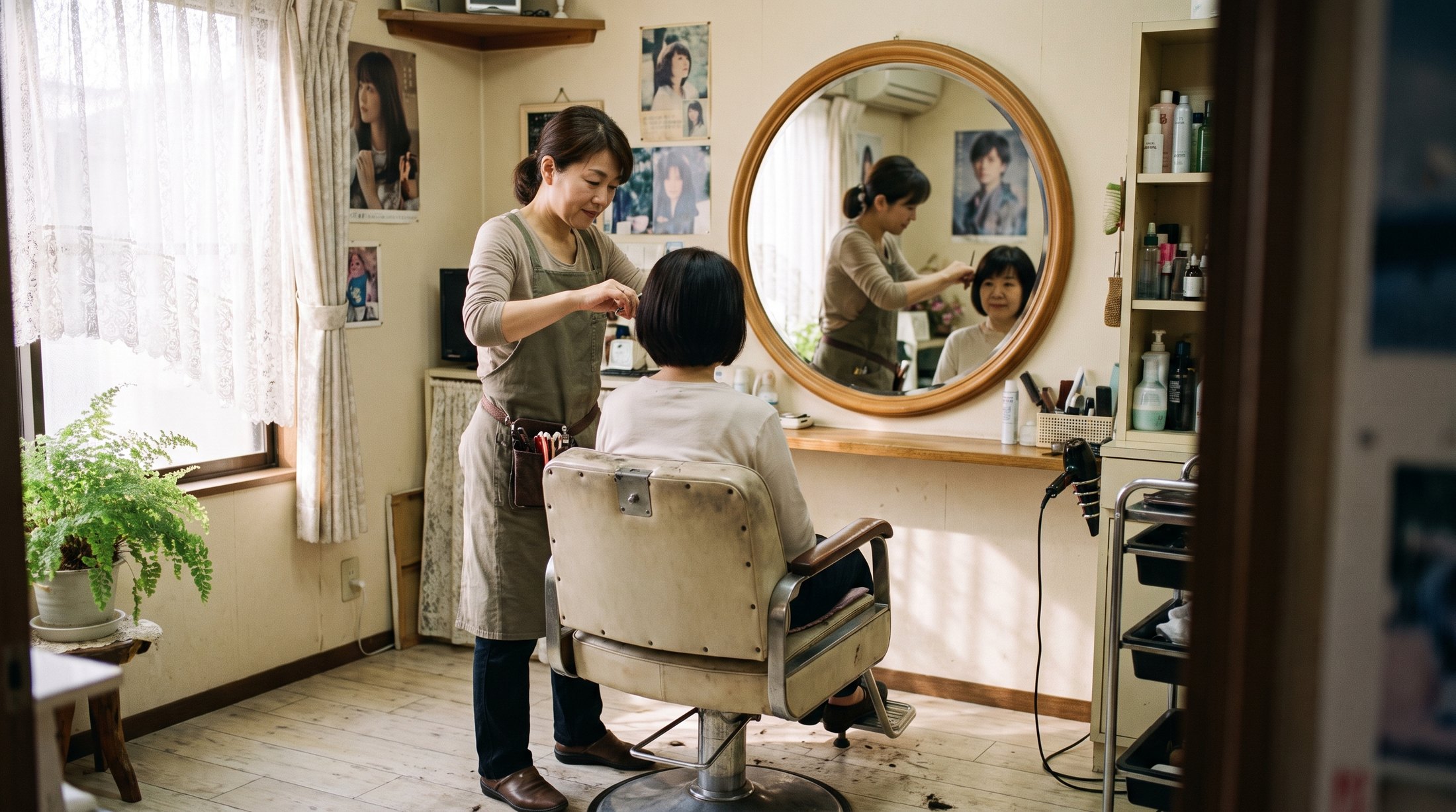 美容室つむじの制作例